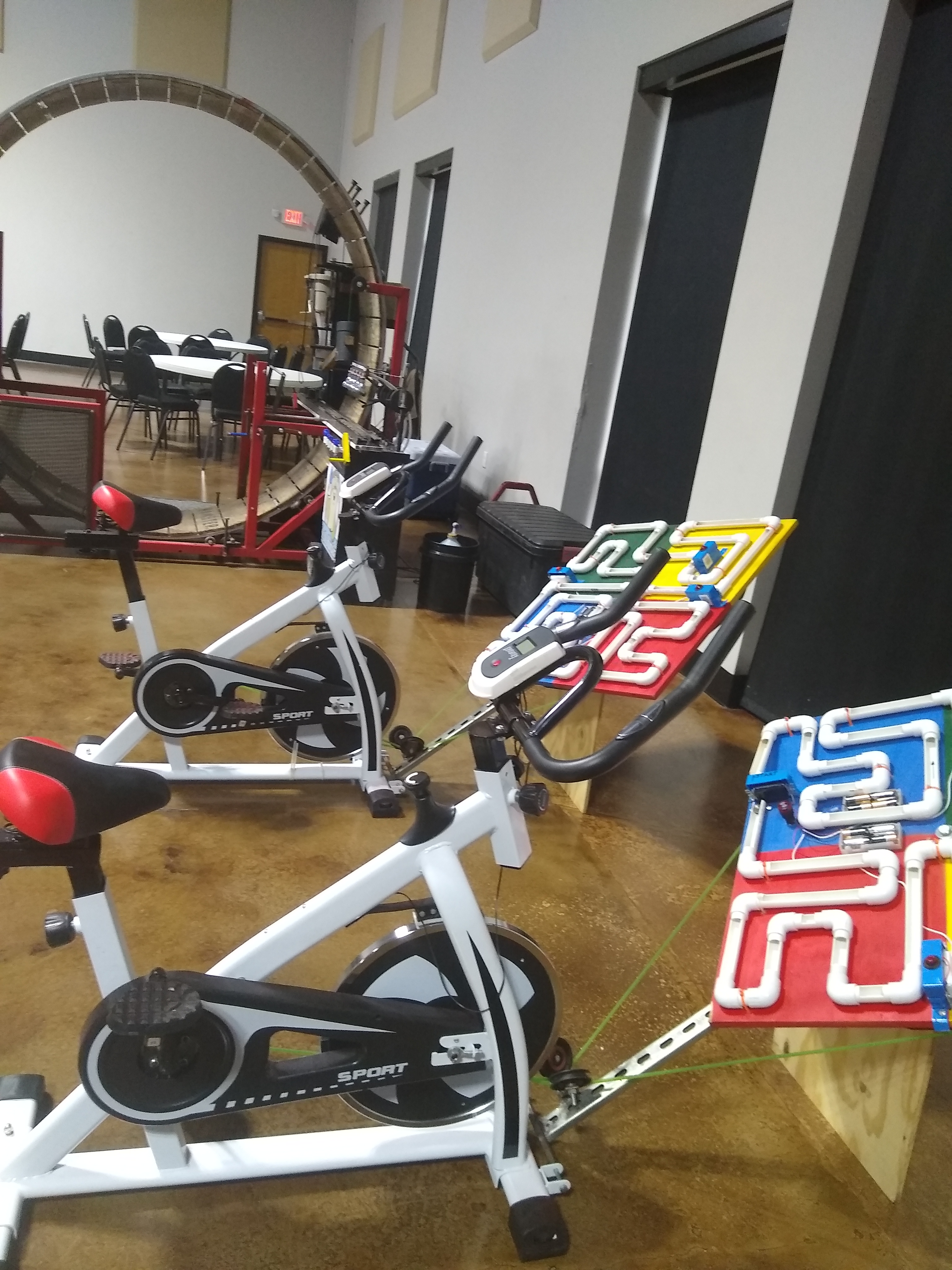 Bike powered maze challenge project image